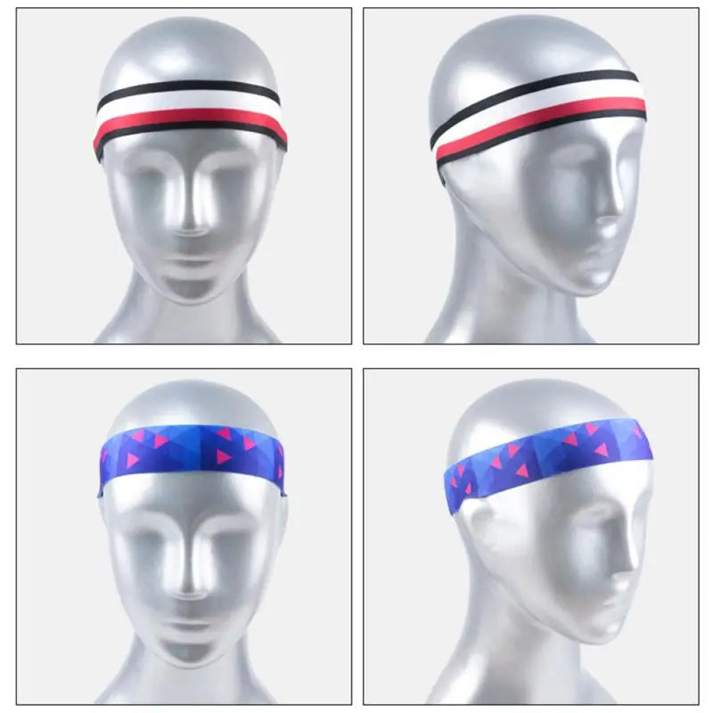 Sport Headband Running Fitness Sweatband Women/Men Cotton Sweat Sweatband Headband Yoga Gym Stretch Head Band For Sports