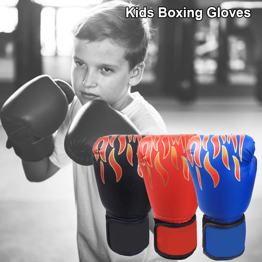 Children's Boxing Gloves Professional Training Boxing Gloves Durable Kickboxing Muay Thai Mitts For Training Sports Glove