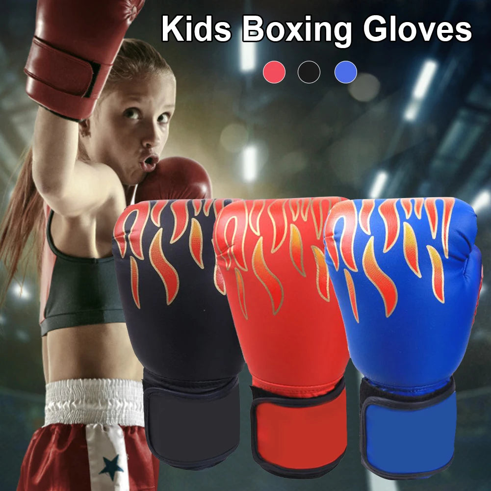 Children's Boxing Gloves Professional Training Boxing Gloves Durable Kickboxing Muay Thai Mitts For Training Sports Glove