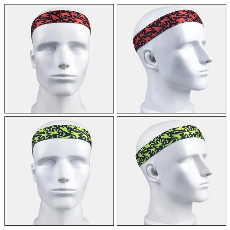 Sport Headband Running Fitness Sweatband Women/Men Cotton Sweat Sweatband Headband Yoga Gym Stretch Head Band For Sports