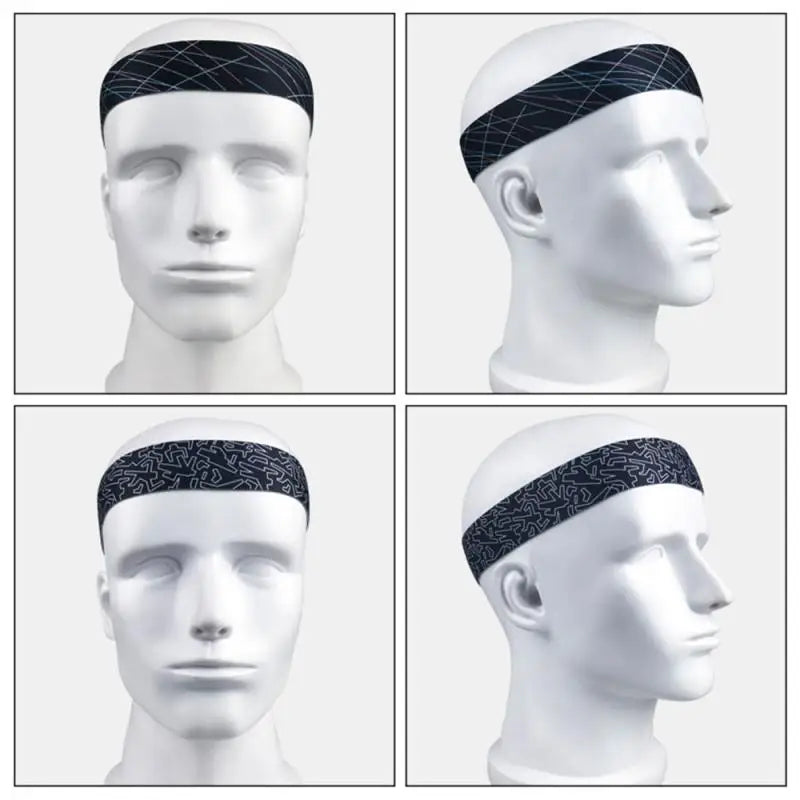 Sport Headband Running Fitness Sweatband Women/Men Cotton Sweat Sweatband Headband Yoga Gym Stretch Head Band For Sports