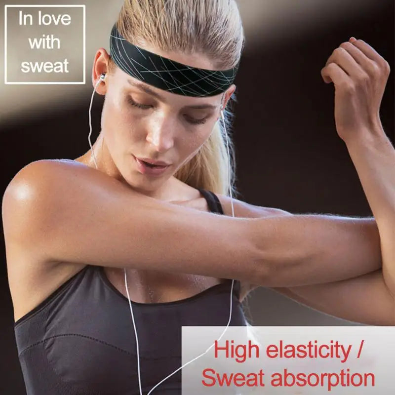 Sport Headband Running Fitness Sweatband Women/Men Cotton Sweat Sweatband Headband Yoga Gym Stretch Head Band For Sports