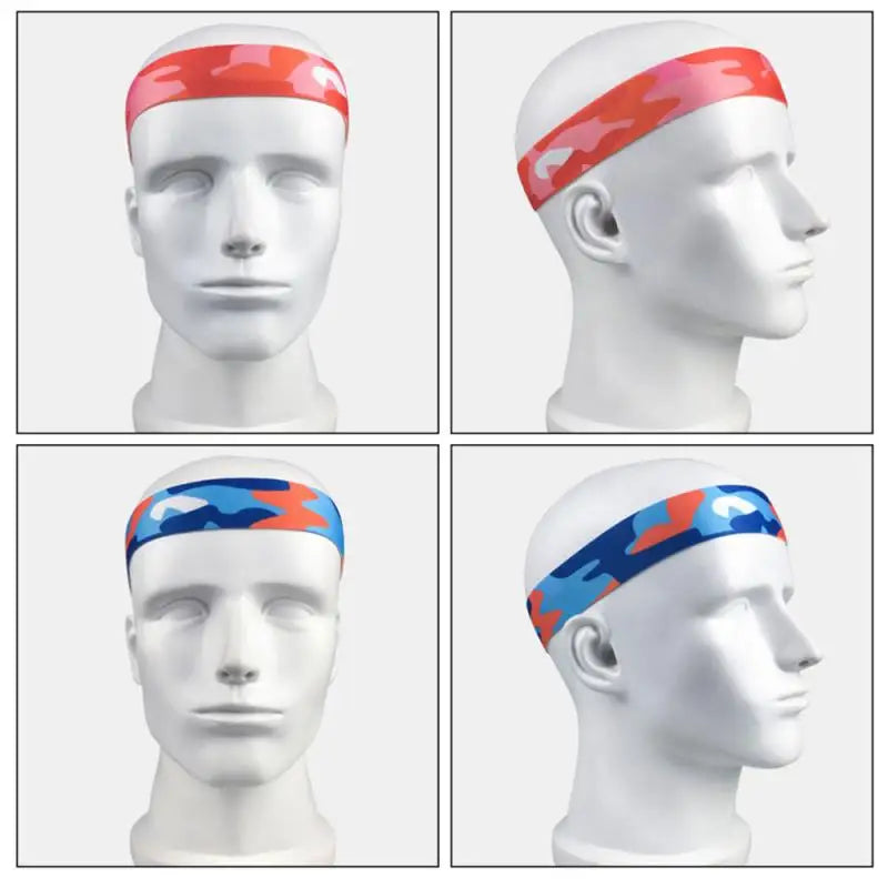 Sport Headband Running Fitness Sweatband Women/Men Cotton Sweat Sweatband Headband Yoga Gym Stretch Head Band For Sports