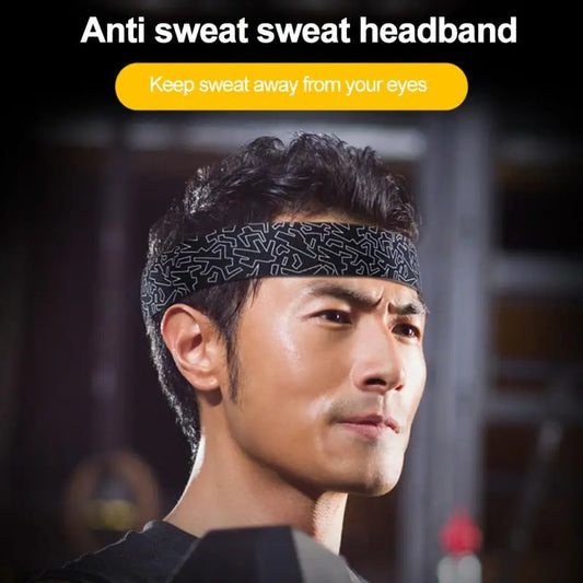 Sport Headband Running Fitness Sweatband Women/Men Cotton Sweat Sweatband Headband Yoga Gym Stretch Head Band For Sports