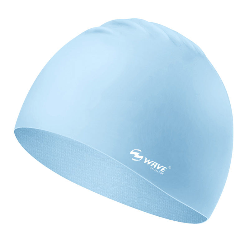 Swimming Cap Silicone Men and Women Waterproof Plus Thickening Long Hair Colorful Silicone Swimming Cap XR-Hot