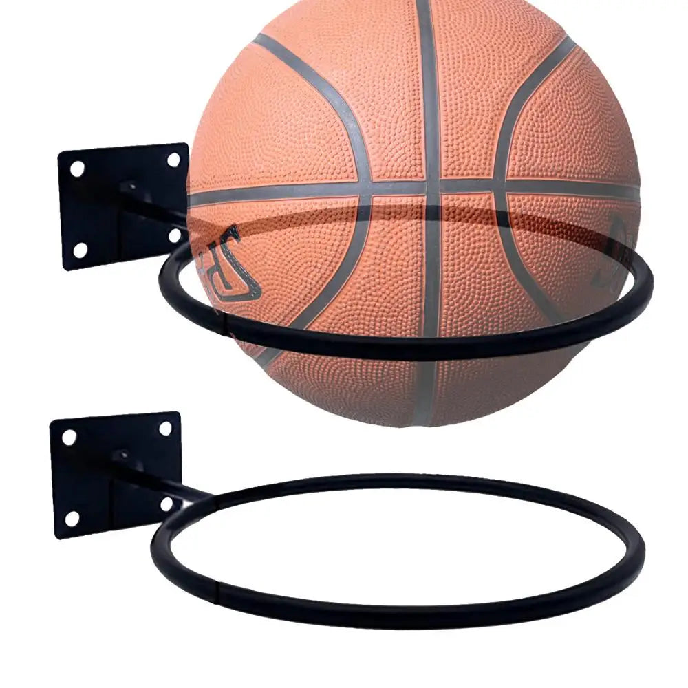 Wall Basketball Holder Rack Holder Basketball Display Storage Metal Rack Holder Wall Sports Ball Holder Display Solid Sports