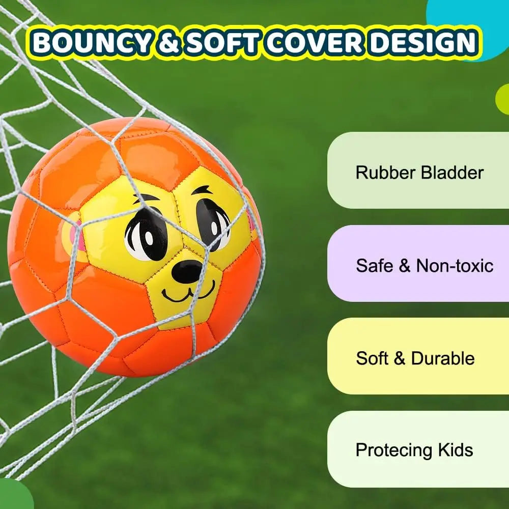 Mini Soccer Balls for Kids 6 Inch Soft Soccer Balls for Toddlers Outdoor Activity Game Play Balls