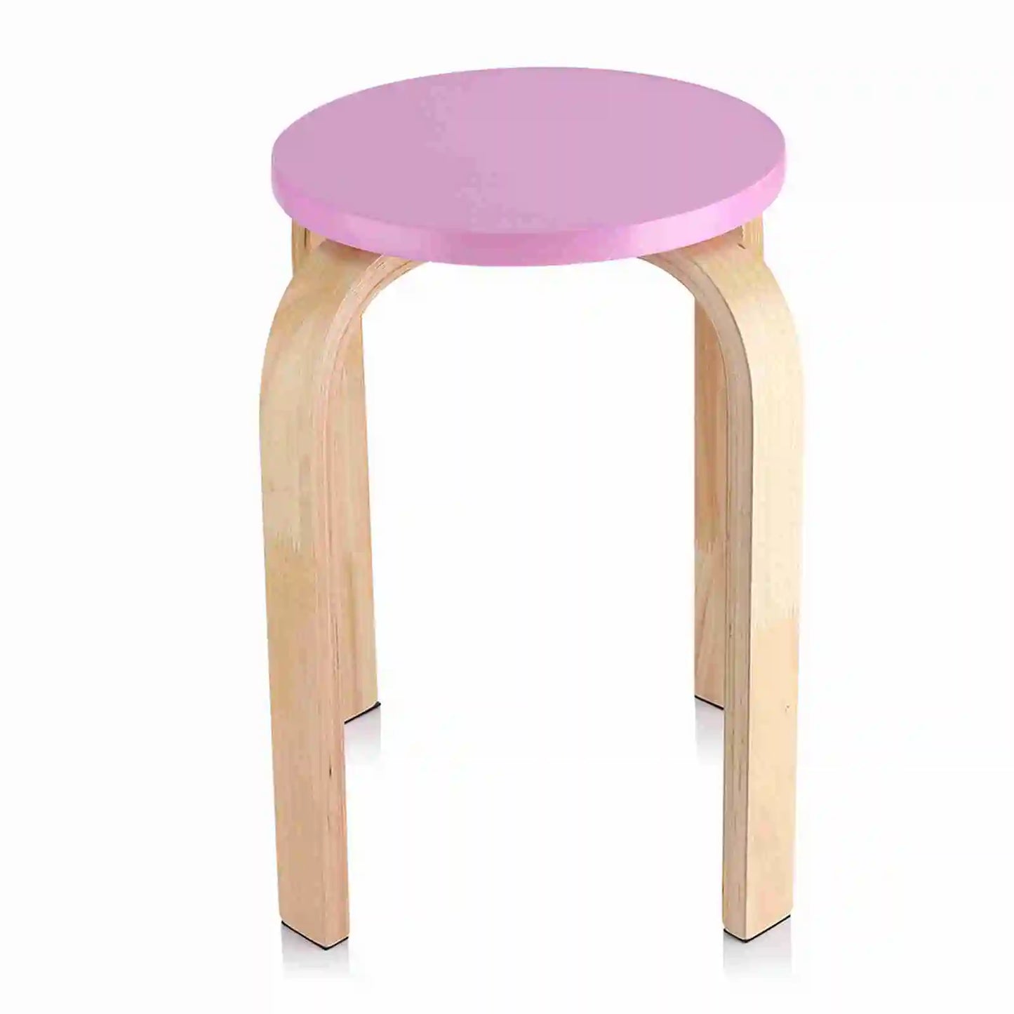 Anti-Slip Bent Wood Stacking Stool Candy Color Home Furniture Kids Room Decor Bentwood Stool Stool Kids Stool Wooden Stool