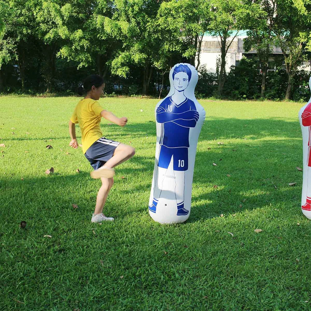 Air Mannequins Free Kick Defender Standing Boxing Bag Football Practice Tumbler for Home Exercise for Children Adults