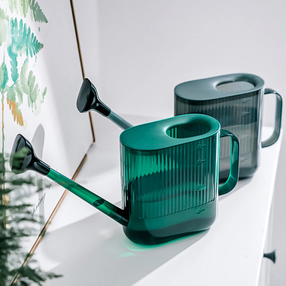 1800ML Garden Watering Can with Sprinkler Head Plastic Watering Can with Long Spout for Indoor and Outdoor Plants