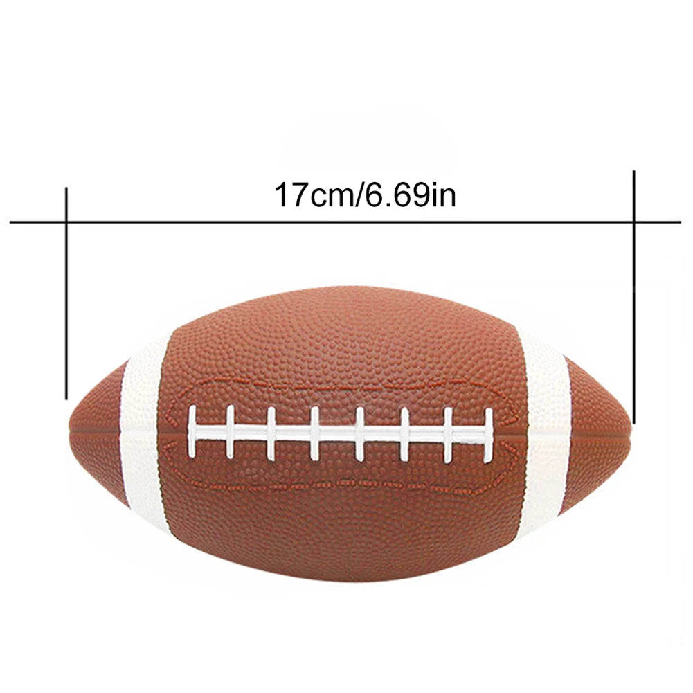 Teenagers Rugby Ball American Football Anti Slip Child Toys Footballs with Inflator Children Game Ball for Kids Students