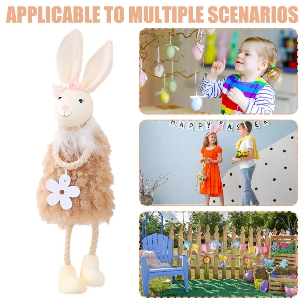 Mini Simulated Animal Rabbit Toys Cute Animal Soft Simulation Doll Easter Birthday Gift Kids Toy Bedroom Decor Kids Gift