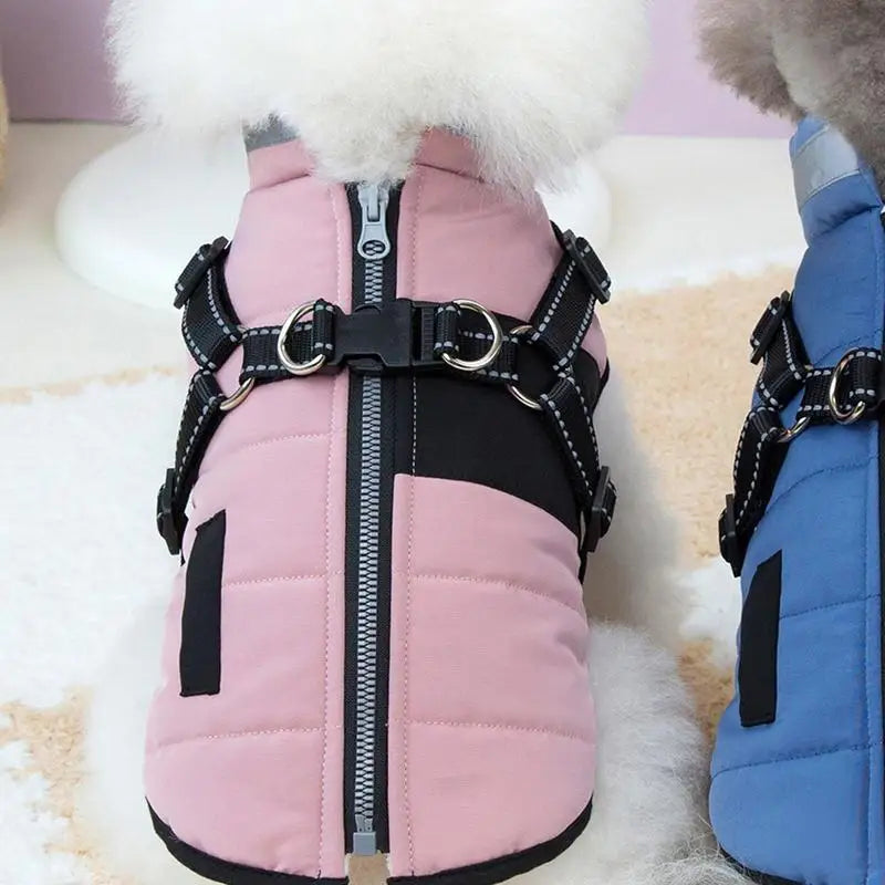 Dog Winter Clothes Warm Waterproof Dog Coat Pet Supplies Polar Fleece Cozy Cold Weather Dog Clothes For Dogs