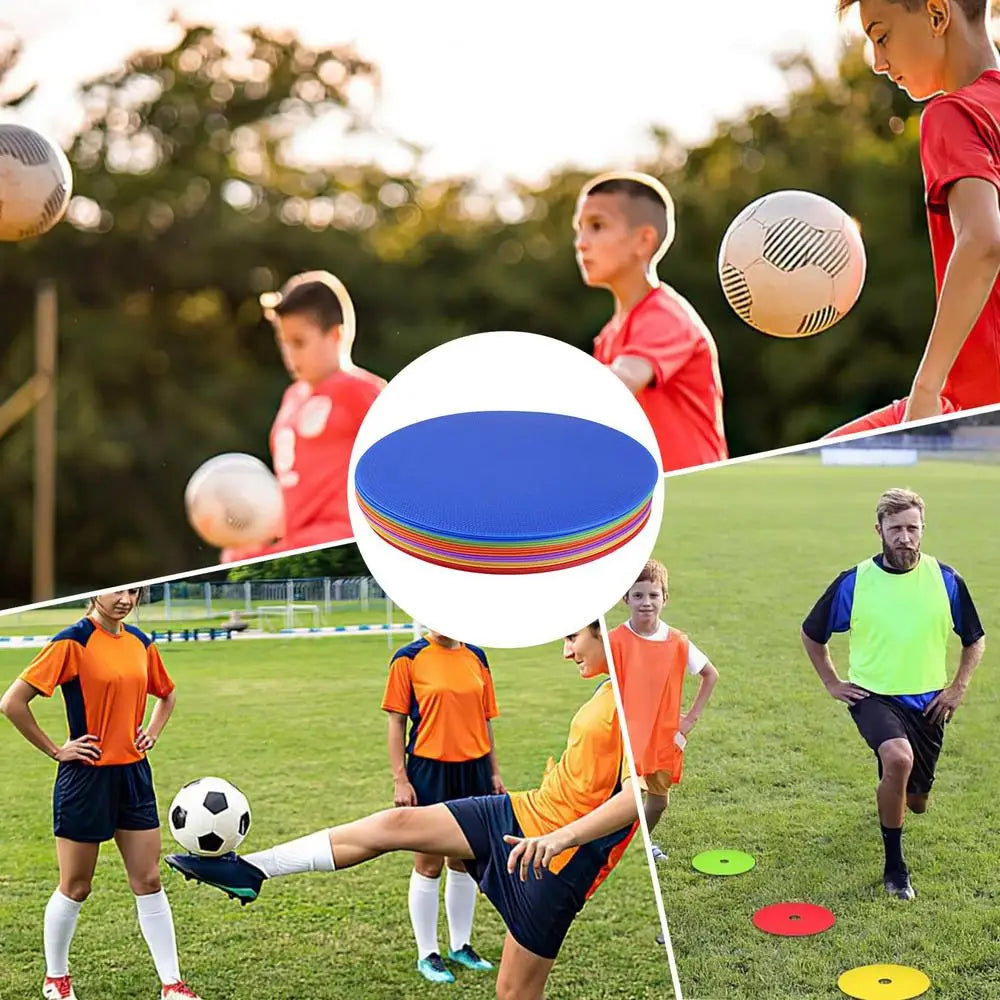 Soccer Training Flat Disc Football Training Marker Plate Exercising Plate Disc For Soccer Multifunctional Training Equipment For