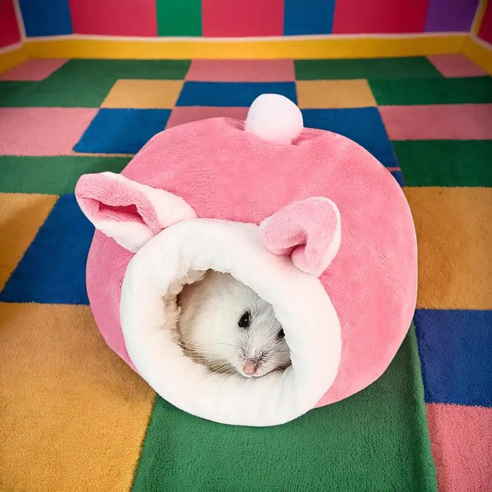 Hamster Beds Cartoon Chinchilla Bed Bedding House Hamster Hammock Non-Slip Small Animal Cage Accessories For Dwarf Hamsters