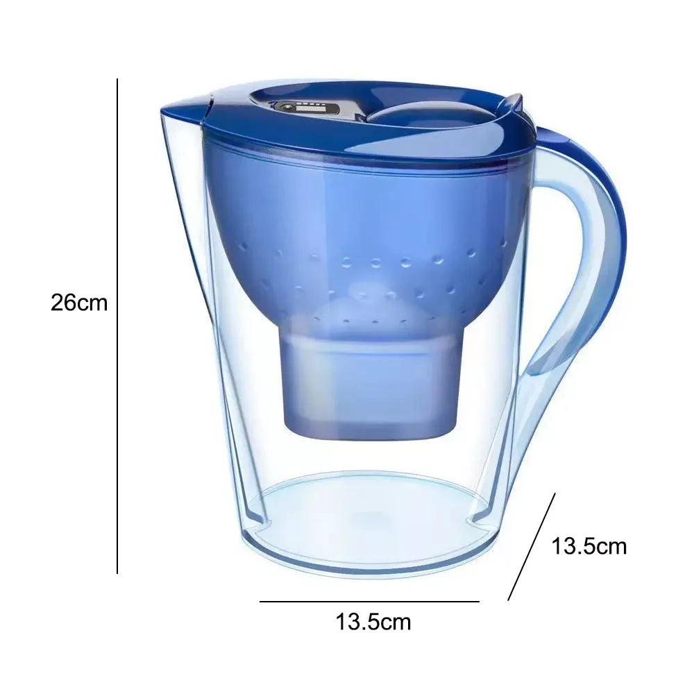 [EU Stock] Portable 3.5L household water filter kettle with filter element activated carbon filter tank kitchen water kettle