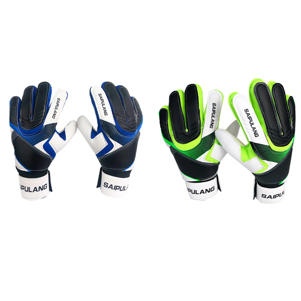 Professional Goalkeeper Gloves Adults Kids Football Soccer Goalie Gloves Non-slip Thicken Latex Keeper Glove Finger Protection