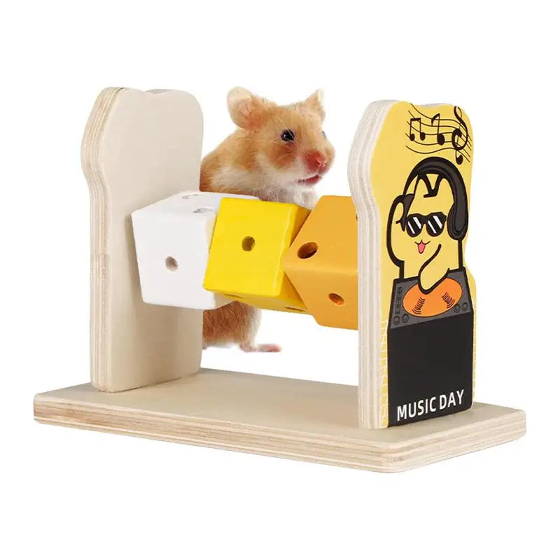 Chew Toys For Hamsters Hamster Wood Training Blocks Creative Hamster Chew Blocks Toys Wooden Hamster Cage Accessories