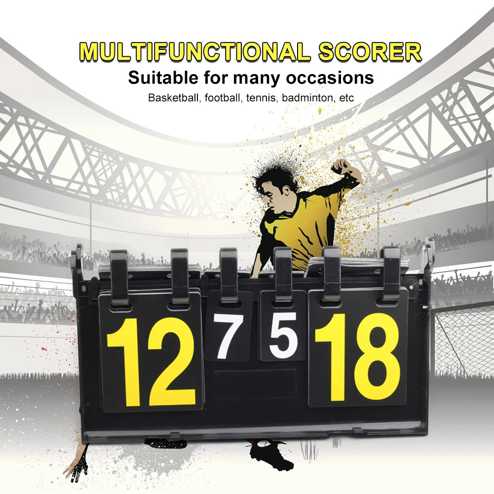 Volleyball Scoreboard Competition 4-Digit Score Board Sports Basketball Football Indoor Exercise Sport Decoration