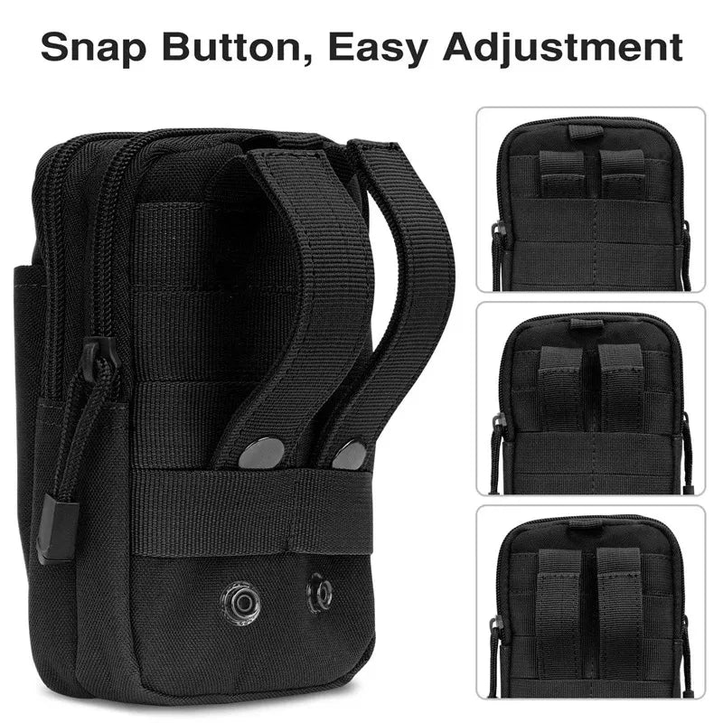 Molle Pouch Multipurpose Waist Bag Tactical Holster Waist Belt Pack Wallet Pouch Purse Phone Case