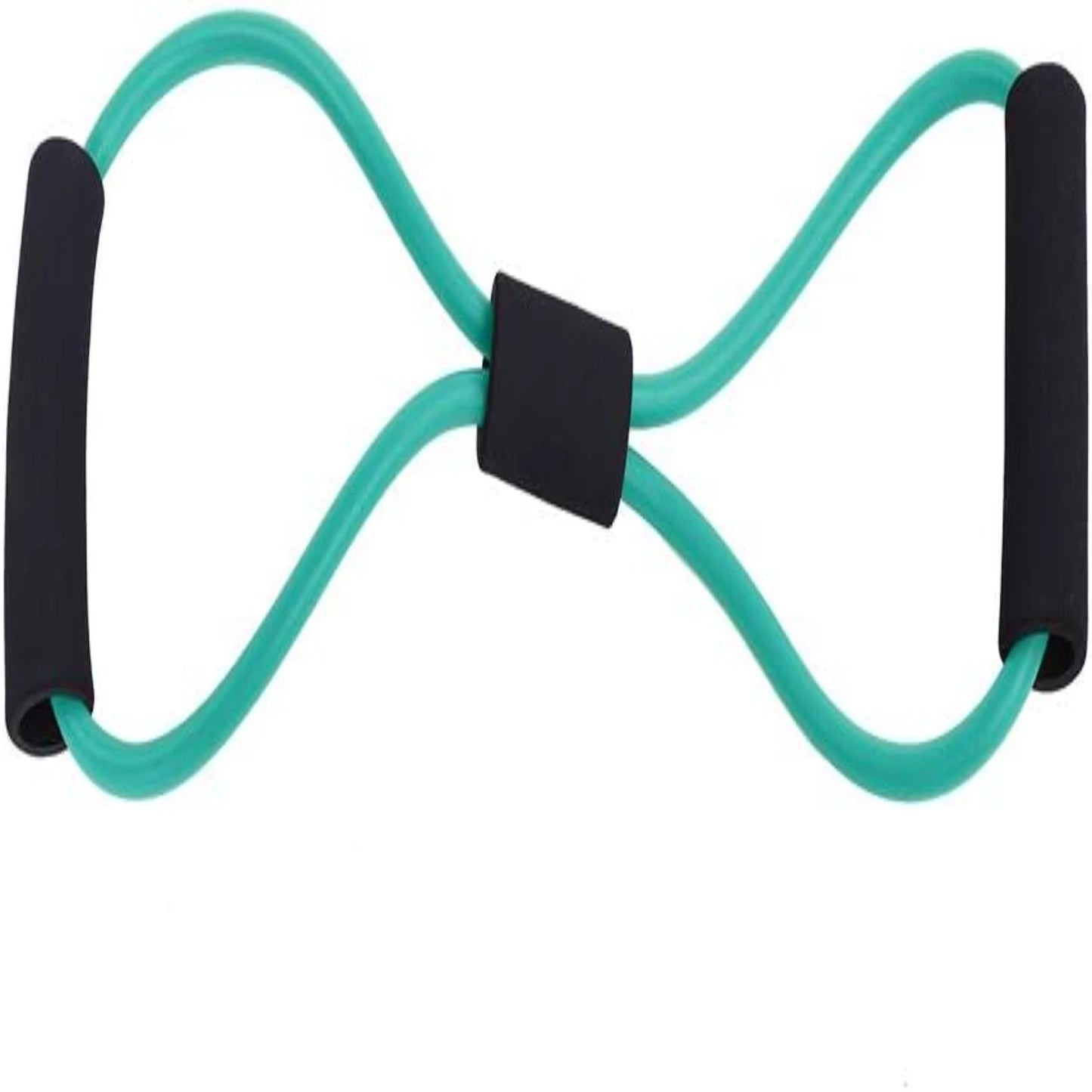 Durable and Versatile Figure 8 Shaped Resistance Band - Flexible Rubber Tube Rope for Full Body Workout, Perfect for Yoga, Pilat