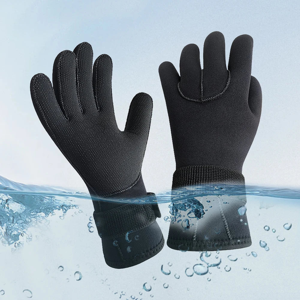 3mm Diving Gloves Anti-Slip Snorkeling Gloves Thermal Swimming Gloves for Scuba Diving Snorkeling Kayaking Men Women