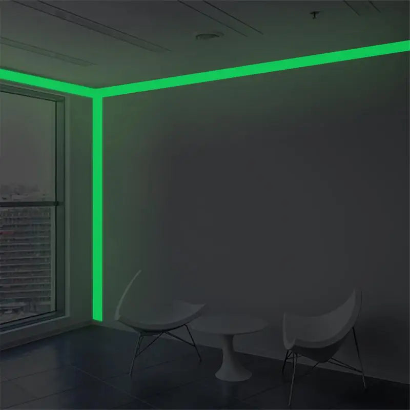 Self-adhesive Night Vision Warning Safety Security Fluorescent Tapes Home Decoration Green Glow In The Dark Adhesive Tape