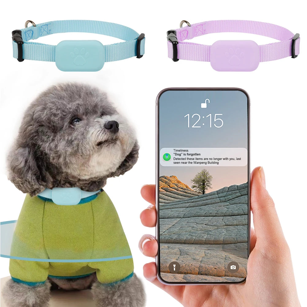 For iOS Dog Collar Battery Operated Animal Tracking Movement Alert Collar Pet Anti Lost Tracker for Small Medium Large Dogs