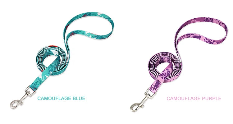 Truelove Floral Pet Leash Spring Design Small Boys Girls Dogs Cats Lihgtweight Rope Running Training Dog Leash Polyester TLL3113