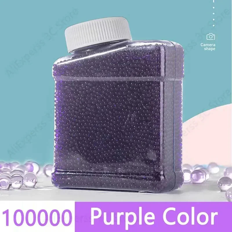 50000 Growing Water Ball Beads Ammo For  Gun Glock Pistol Toy Guns M416