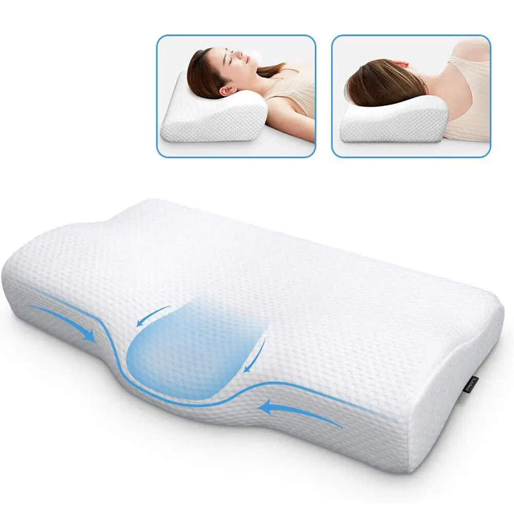 Memory Foam Kopfkissen Nackenkissen Orthopädisch Nackenstützkissen Schlafkissen