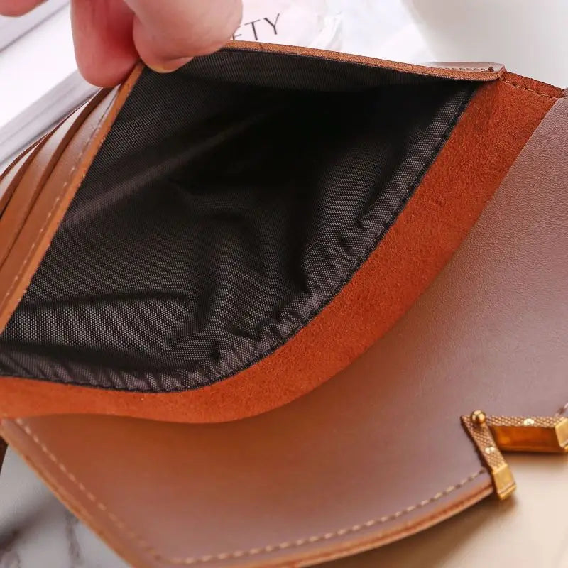 High Quality Soft PU Leather Long Wallet / Zipper&Fold Hasp Envelope Purse ID Card Holder Bag For Women