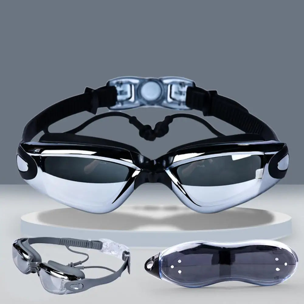 Swimming Goggles Swimming Goggles With Earplug Uv Protection Clear Anti-Fog Lenses Swim Goggles For Men Women Youth