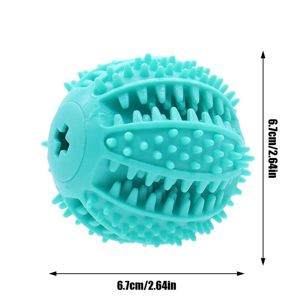 Interactive Dog Toys Food Leakage Toys Durable Rubber Training Ball Funny Dogs Chew Ball Puppy Teeth Cleaning Toy Ball