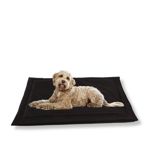 Dog Mat Waterproof Black 120x80cm