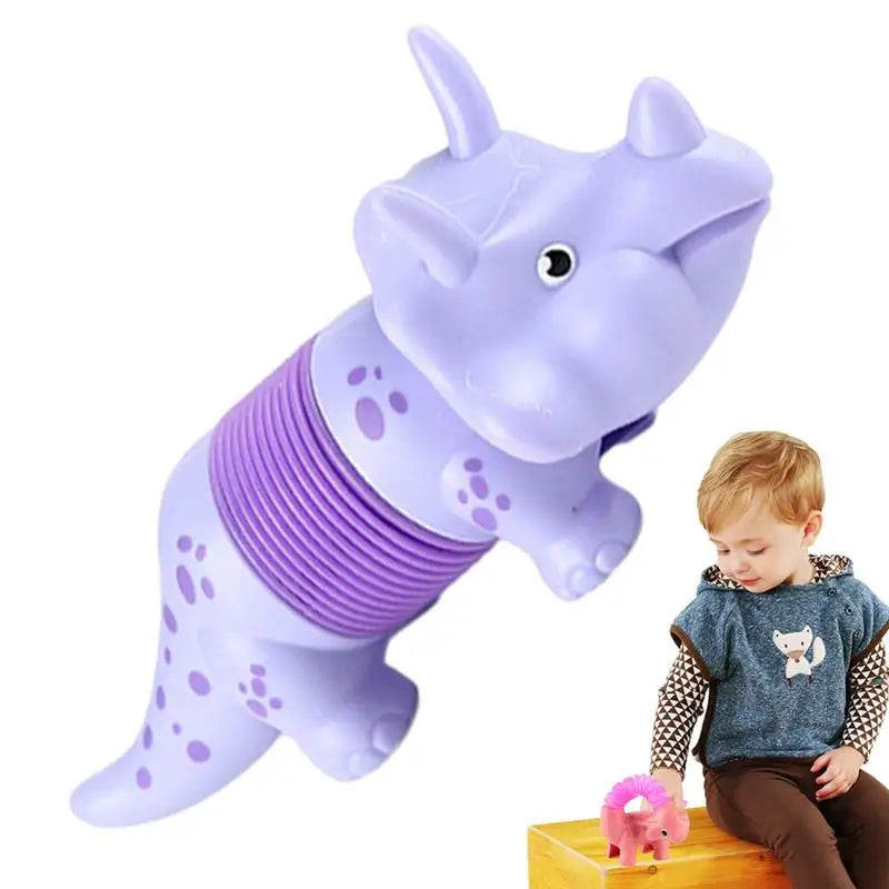 Sensory Fidget Toys Funny Toddler Sensory Tube Kid Puzzle Toy Dinosaur Toy For Girls Teens Boys Adults And Children For Home