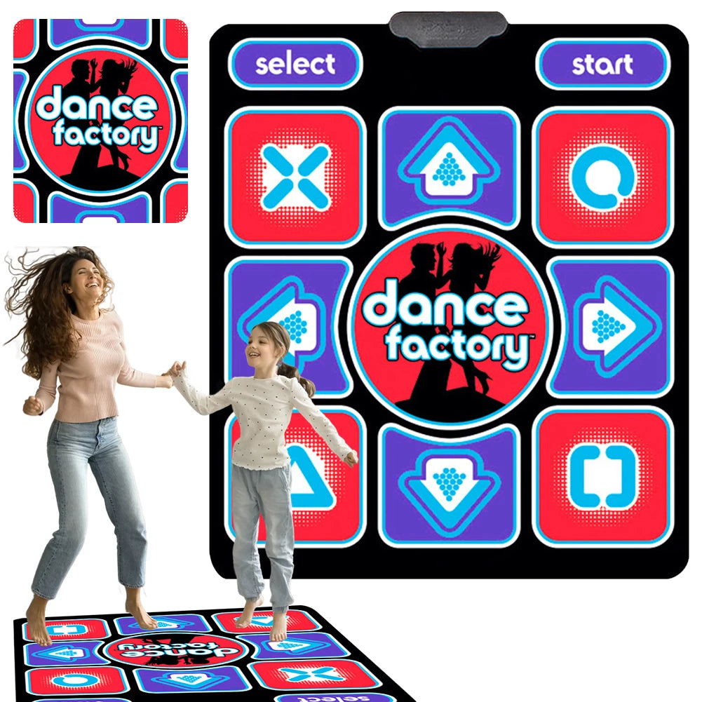 Electronic Dance Pad Dancing Mat Family Music Game Mat Dancing Pad for Kids and Adults for Exercise & Games