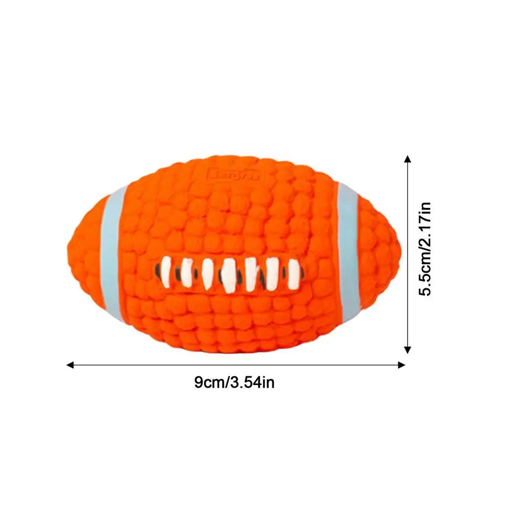 Dog Squeaky Teething Ball Funny Soft Puppy Chewing Sports Ball Squeaky Toy Pet Accessories Interactive Puppy Squeaky Sports Ball