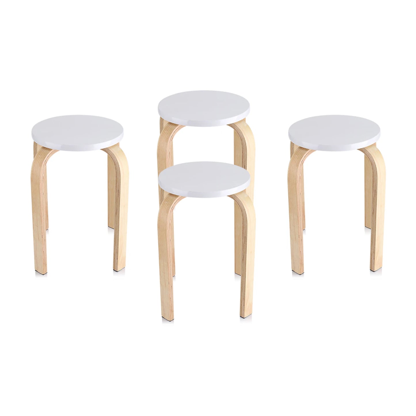 Anti-Slip Bent Wood Stacking Stool Candy Color Home Furniture Kids Room Decor Bentwood Stool Stool Kids Stool Wooden Stool