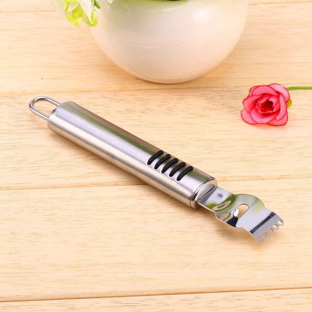 Kitchen Peeling Tool Lemon Scraper Stainless Steel Peeler Stainless Steel Lemon Lime Orange Peeler Fruit Zester Citrus Scraper