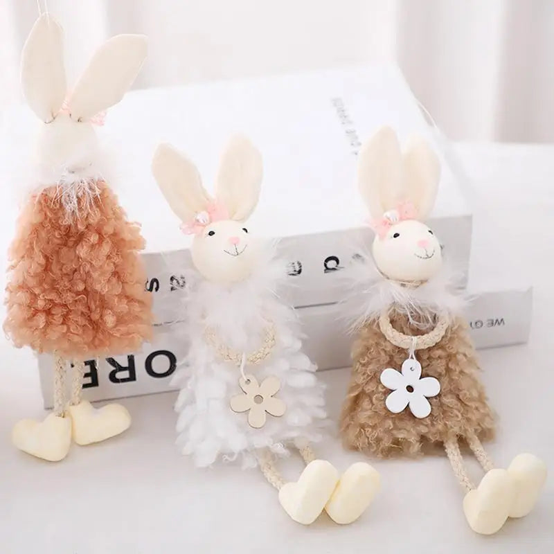 Mini Simulated Animal Rabbit Toys Cute Animal Soft Simulation Doll Easter Birthday Gift Kids Toy Bedroom Decor Kids Gift