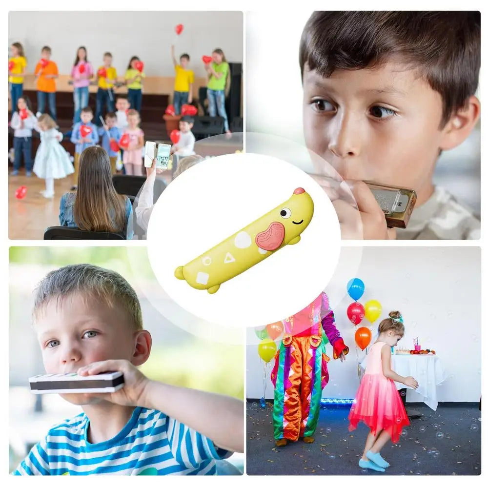 Kids Harmonica Toy 16 Holes Harmonica Music Toy Early Music Learning Musical Instrument Harmonica Toy For Beginner Girls And