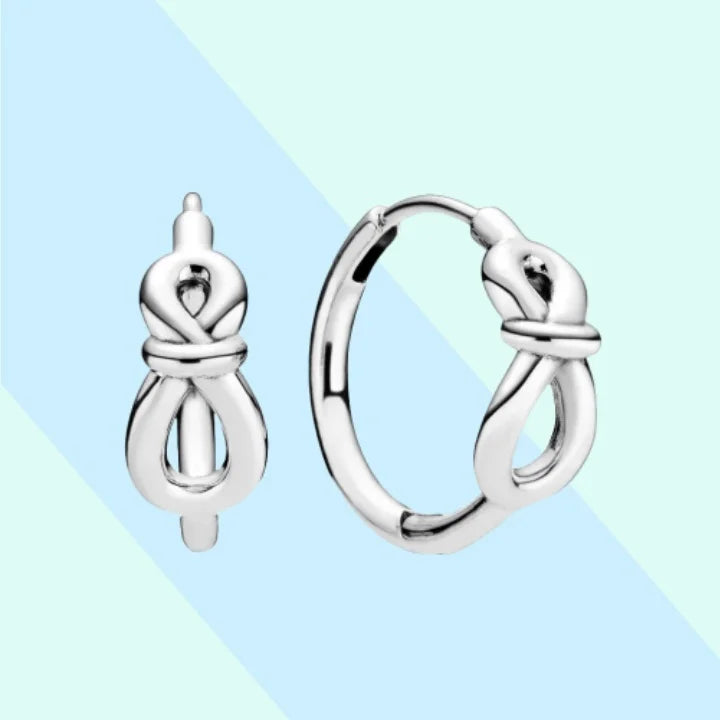 Heart Shape&Timeless Pavé Single-row Hoop Earrings Fashion Fine Jewelry Birthday Gifts 925 Sterling Silver For Women