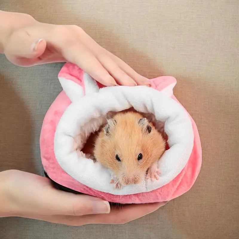 Hamster Beds Cartoon Chinchilla Bed Bedding House Hamster Hammock Non-Slip Small Animal Cage Accessories For Dwarf Hamsters