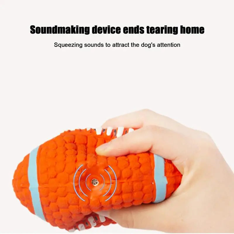 Dog Squeaky Teething Ball Funny Soft Puppy Chewing Sports Ball Squeaky Toy Pet Accessories Interactive Puppy Squeaky Sports Ball