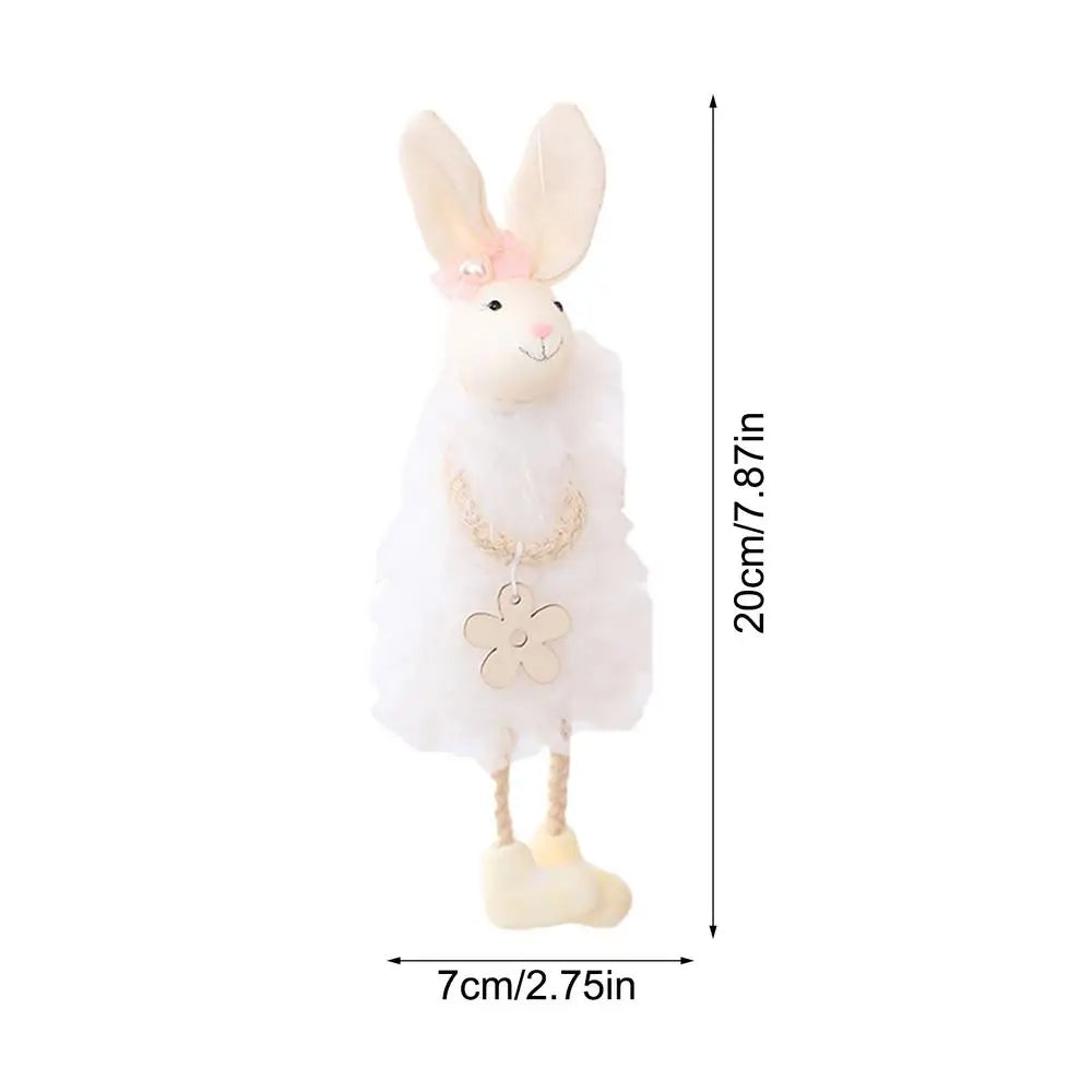 Mini Simulated Animal Rabbit Toys Cute Animal Soft Simulation Doll Easter Birthday Gift Kids Toy Bedroom Decor Kids Gift