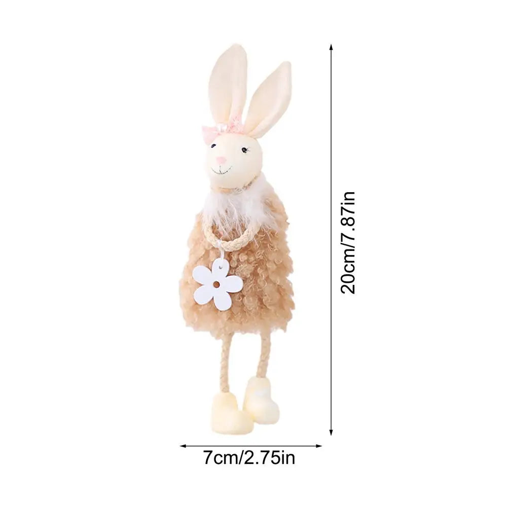 Mini Simulated Animal Rabbit Toys Cute Animal Soft Simulation Doll Easter Birthday Gift Kids Toy Bedroom Decor Kids Gift