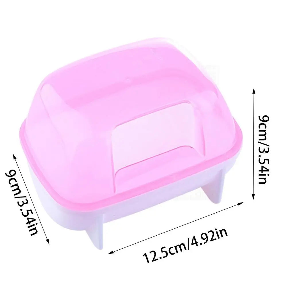 Hamster Sand Bath Chinchilla Dust Bath House Detachable Hamster Bath Hamster Litter Box Stable Hamster Bathtub Toilet For Dwarf