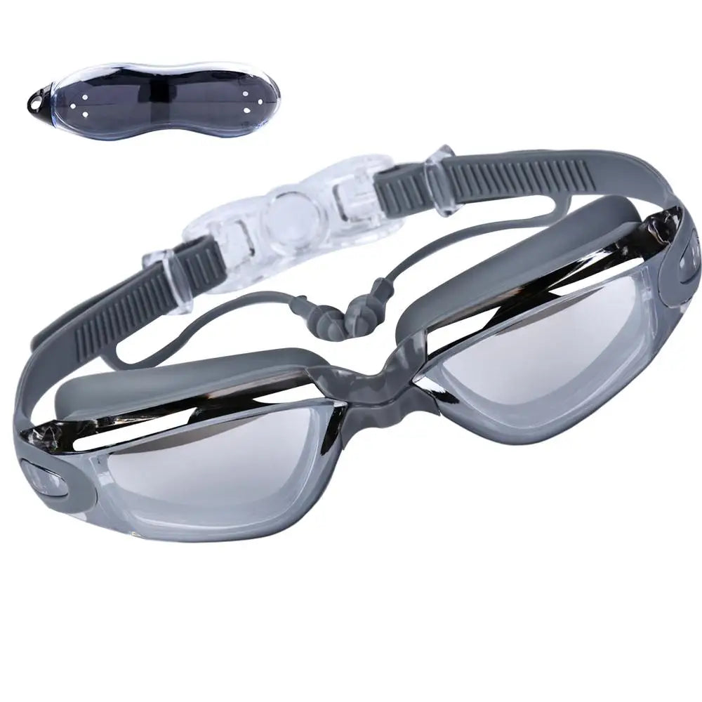 Swimming Goggles Swimming Goggles With Earplug Uv Protection Clear Anti-Fog Lenses Swim Goggles For Men Women Youth