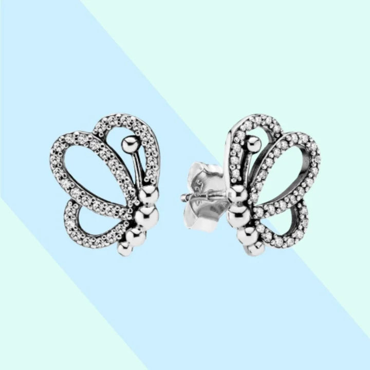 Heart Shape&Timeless Pavé Single-row Hoop Earrings Fashion Fine Jewelry Birthday Gifts 925 Sterling Silver For Women